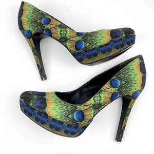 Nine west peacock heels